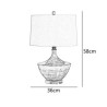 Fabric Lamphade Bedroom Study Decorative Desk Lamp Creative Ceramics Table Lamp