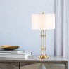 Study Living Room Decorative Desk Lamp Minimalist Glass Iron Table Lamp