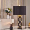 Fabric Lamphade Desk Lamp Bedroom Living Room Ceramic Table Lamp