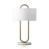 Creative Marble Base Desk Lamp Study Bedroom Gold Arc Table Lamp