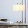 Creative Marble Base Desk Lamp Study Bedroom Gold Arc Table Lamp