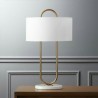 Creative Marble Base Desk Lamp Study Bedroom Gold Arc Table Lamp