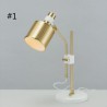 Gold Desk Reading Lamp Bedroom Study Modern Simple Metal Table Lamp