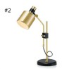 Gold Desk Reading Lamp Bedroom Study Modern Simple Metal Table Lamp