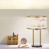 Painting Table Lamp Paper Cover Desk Decorative Lamp Living Room Bedroom Minimalist