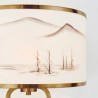 Painting Table Lamp Paper Cover Desk Decorative Lamp Living Room Bedroom Minimalist