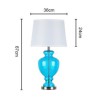 Bedroom Living Room Simple Glass Table Lamp Desk Bedside Lamp