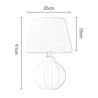 Minimalist Counter Lamp Living Room Study Room Modern Macaron Ceramic Table Lamp