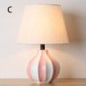 Minimalist Counter Lamp Living Room Study Room Modern Macaron Ceramic Table Lamp