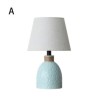 Contemporary Reading Lamp Study Room Living Room Minimalist Macaron Ceramic Table Lamp