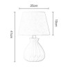 Contemporary Reading Lamp Study Room Living Room Minimalist Macaron Ceramic Table Lamp