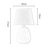 Contemporary Reading Lamp Study Room Living Room Minimalist Macaron Ceramic Table Lamp