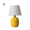 Pineapple Shaped Counter Lamp Reading Lamp Modern Macaron Ceramic Table Lamp