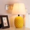 Pineapple Shaped Counter Lamp Reading Lamp Modern Macaron Ceramic Table Lamp