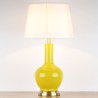 Solid Color Glazed Ceramic Counter Lamp Bedroom Living Room Modern Simple Ceramic Table Lamp