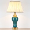 Solid Color Glazed Ceramic Counter Lamp Bedroom Living Room Modern Simple Ceramic Table Lamp