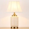 Simple Reading Lamp Bedroom Living Room Contemporary Electroplating Ceramic Table Lamp