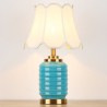 Simple Reading Lamp Bedroom Living Room Contemporary Electroplating Ceramic Table Lamp