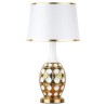 Simple Reading Lamp Bedroom Living Room Contemporary Electroplating Ceramic Table Lamp