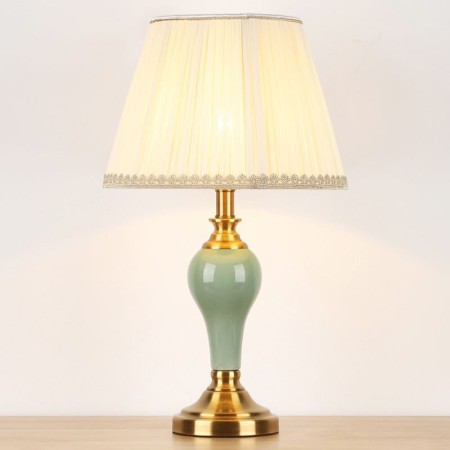 Ceramic Table Lamp Counter Lamp Bedroom Living Room American Style