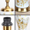 Flower Tree Counter Lamp Bedroom Living Room Modern Simple Ceramic Table Lamp