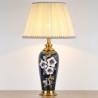 Simple Flower Counter Lamp Enamel Colorful Ceramic Table Lamp Study Room Living Room