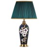 Simple Flower Counter Lamp Enamel Colorful Ceramic Table Lamp Study Room Living Room