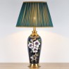 Simple Flower Counter Lamp Enamel Colorful Ceramic Table Lamp Study Room Living Room