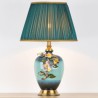 Simple Flower Counter Lamp Enamel Colorful Ceramic Table Lamp Study Room Living Room