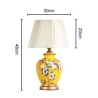 Bedroom Living Room Modern Ceramic Table Lamp Flower And Animal Pattern Counter Lamp