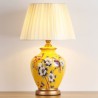 Bedroom Living Room Modern Ceramic Table Lamp Flower And Animal Pattern Counter Lamp