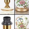 Bedroom Living Room Modern Ceramic Table Lamp Flower And Animal Pattern Counter Lamp