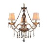 European Crystal Chandelier Elegant Pendant Light Bedroom Living Room