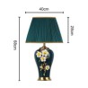 Daffodils Reading Decor Lamp Bedroom Living Room Minimalist Enamel Ceramic Table Lamp