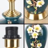 Daffodils Reading Decor Lamp Bedroom Living Room Minimalist Enamel Ceramic Table Lamp