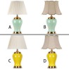 Simple Counter Reading Lamp Bedroom Living Room American Style Ceramic Table Lamp