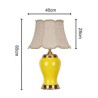 Simple Counter Reading Lamp Bedroom Living Room American Style Ceramic Table Lamp