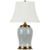 Simple Counter Reading Lamp Study Room Living Room Crackle Pattern Ceramic Table Lamp