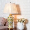 Ceramic Glaze Living Room Bedroom Lamp Blue Boho Table Lamp