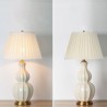 Ceramic Gourd Shape Lamp Creative Lighting Living Room Bedroom Study Light Modern Stylish Table Lamp