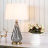 Simple Ceramic Base Lamp Living Room Bedroom Study Light Modern Table Lamp Marble Texture Desk Light