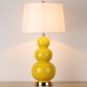 Ceramic Study Bedroom Lighting Yellow Table Lamp