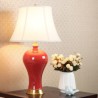 Classical Flow Glaze Light Ceramic Base Lamp Bedroom Living Room Light Modern Table Lamp