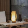 Teahouse Lighting Hollow Shade Bamboo Table Lamp Simple Bedside Desk Lamp