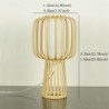 Modern Simple Desk Lamp Style Lighting Hand Woven Bamboo Table Lamp