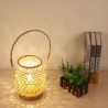 Modern Creative Bedside Desk Lamp Bedroom Study Room Teahouse Lighting Bamboo Basket Table Lamp