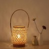 Modern Creative Bedside Desk Lamp Bedroom Study Room Teahouse Lighting Bamboo Basket Table Lamp