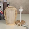 Modern Creative Desk Lamp Study Room Decorative Lighting Bamboo Woven Table Lamp