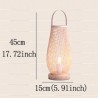 Hand Woven Special Desk Lamp Hotel Room Tearoom Lighting Elliptical Bamboo Basket Table Lamp