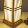 Creative Bamboo Desk Lamp Bedroom Study Room Decorative Lighting Square Table Lamp